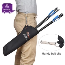 Lightweight Hunting Quiver Bag, Adjustable Shoulder & Waist Arrow Pouch