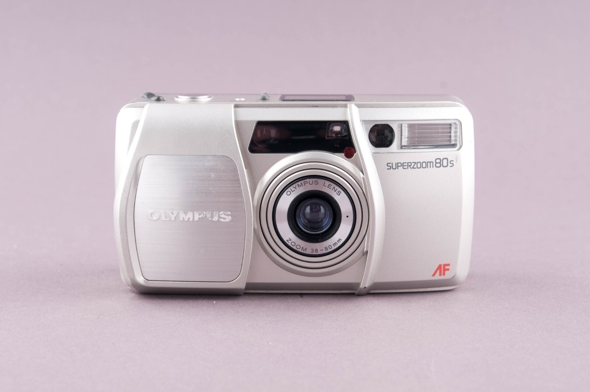 Olympus Superzoom 80s Quartz Date 35mm Point & Shoot Film Camera