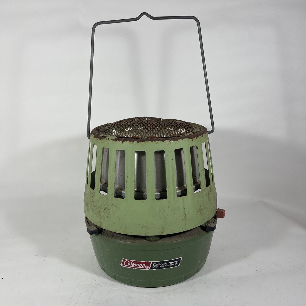 Vintage GREEN Coleman Catalytic Heater 3000-5000 BTU Camping Fishing  Portable | eBay