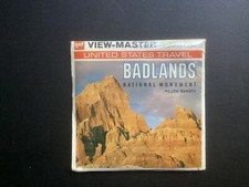 View-Master 1960s Badlands National Monument A489