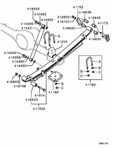 BOCCOLA BALESTRA POSTERIORE ADATTA PER MITSUBISHI L 200 - PAJERO I - II - Imagen 5 de 6