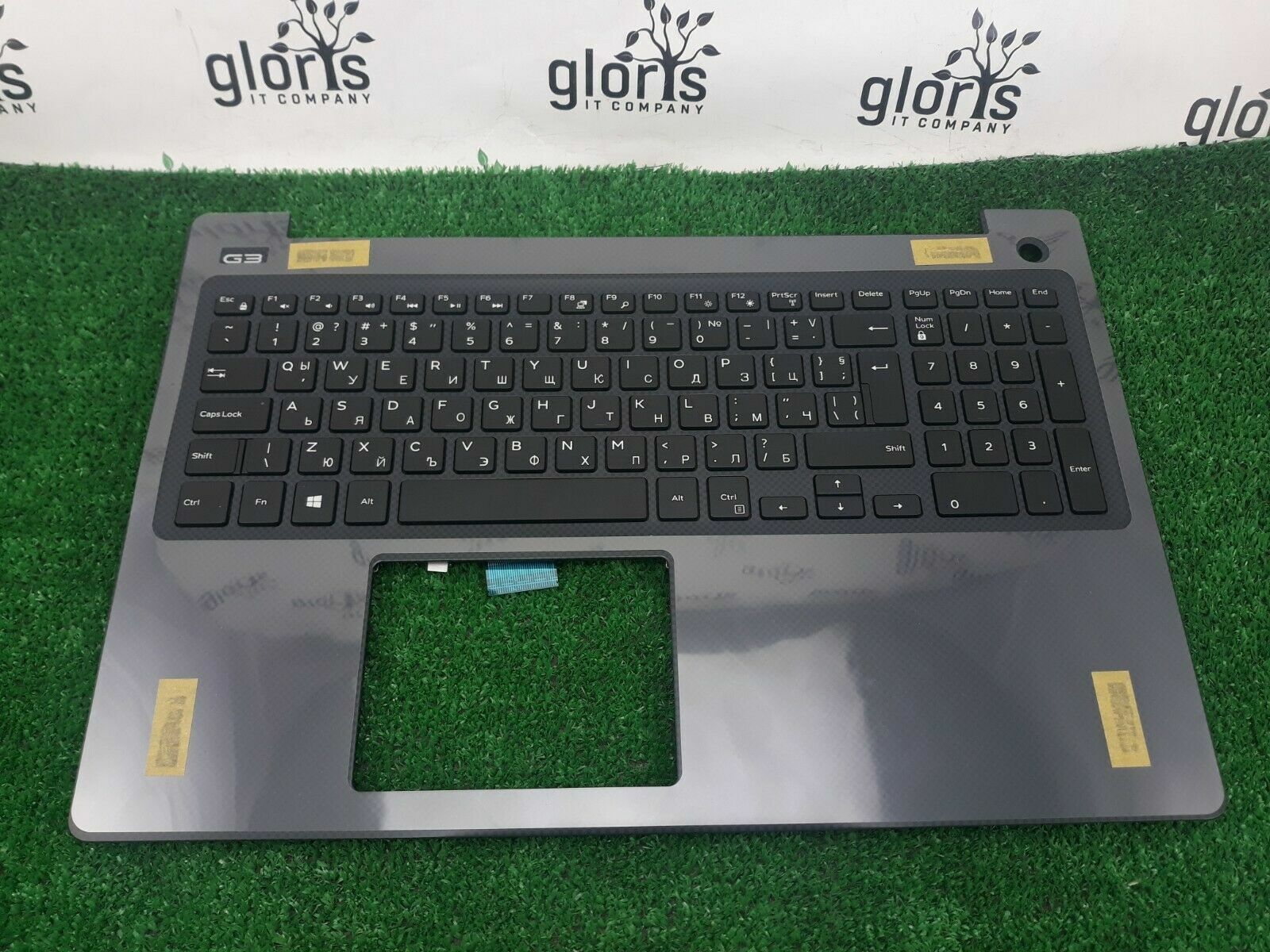 NEW Genuine Dell G3 15 3579 Palmrest BULGARIAN Keyboard Recon Blue ...
