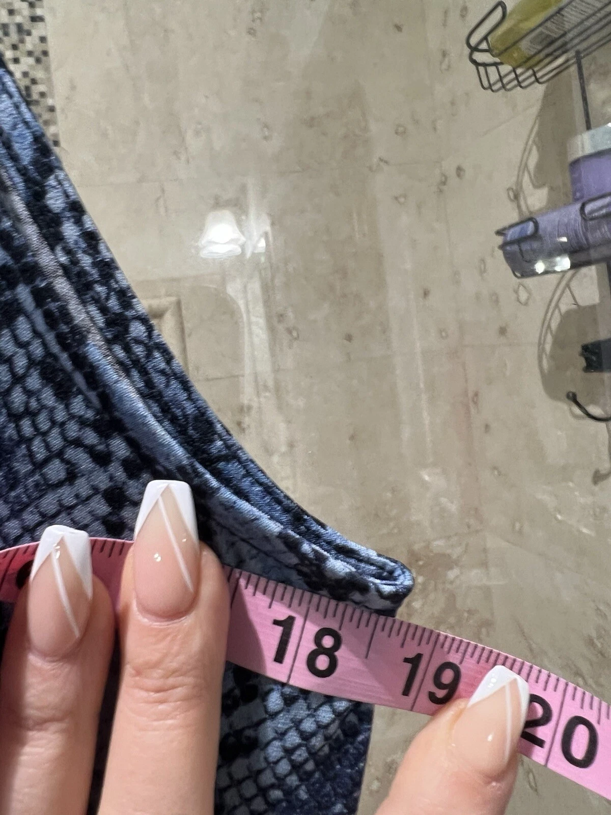 Abito MICHAEL KORS nero blu pitone stampa serpente taglia M maglia catena nuovo