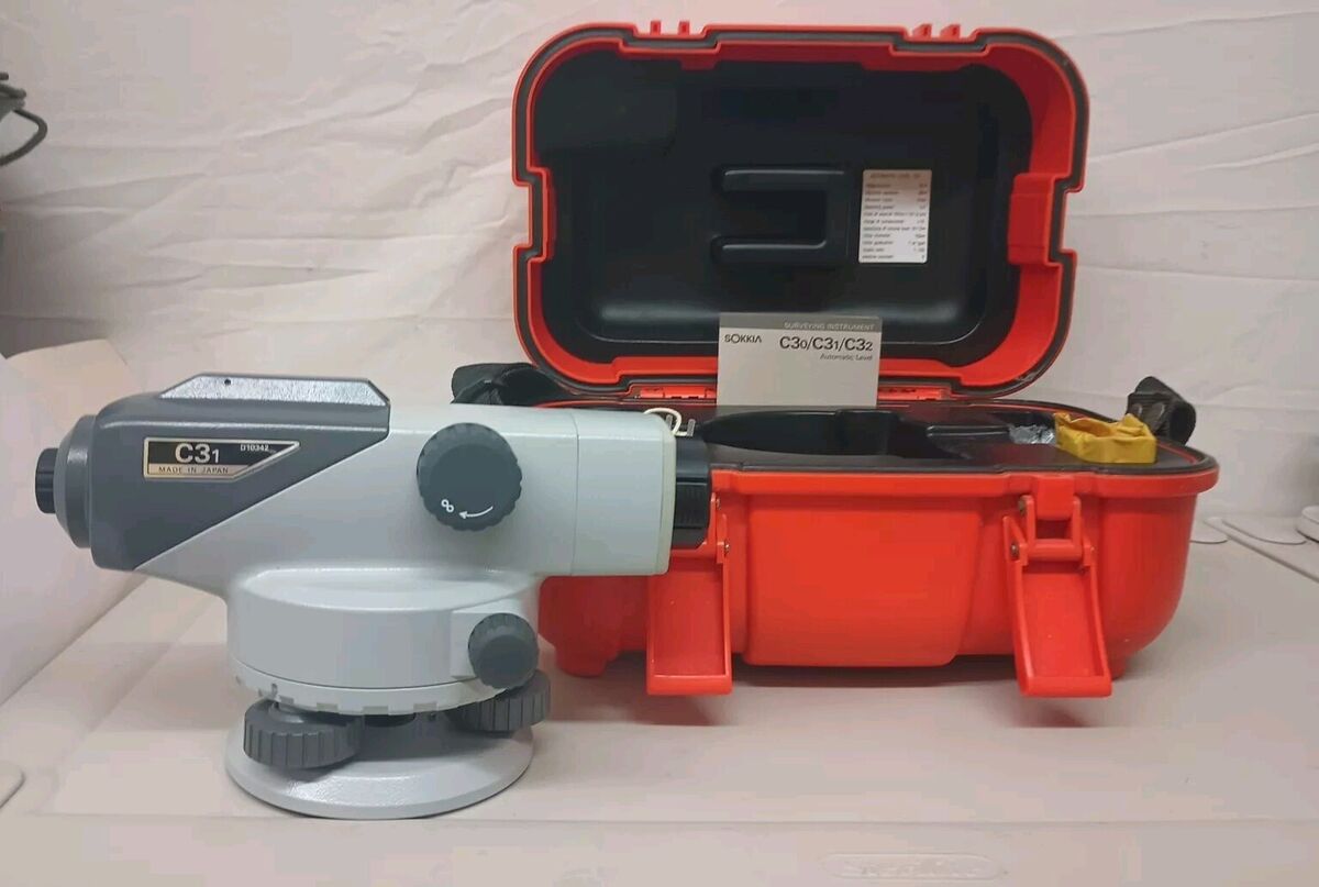 New Sokkia C31 Automatic Survey Level 24x Magnification w New Sokkia C31 Automatic Survey Level 24x Magnification w