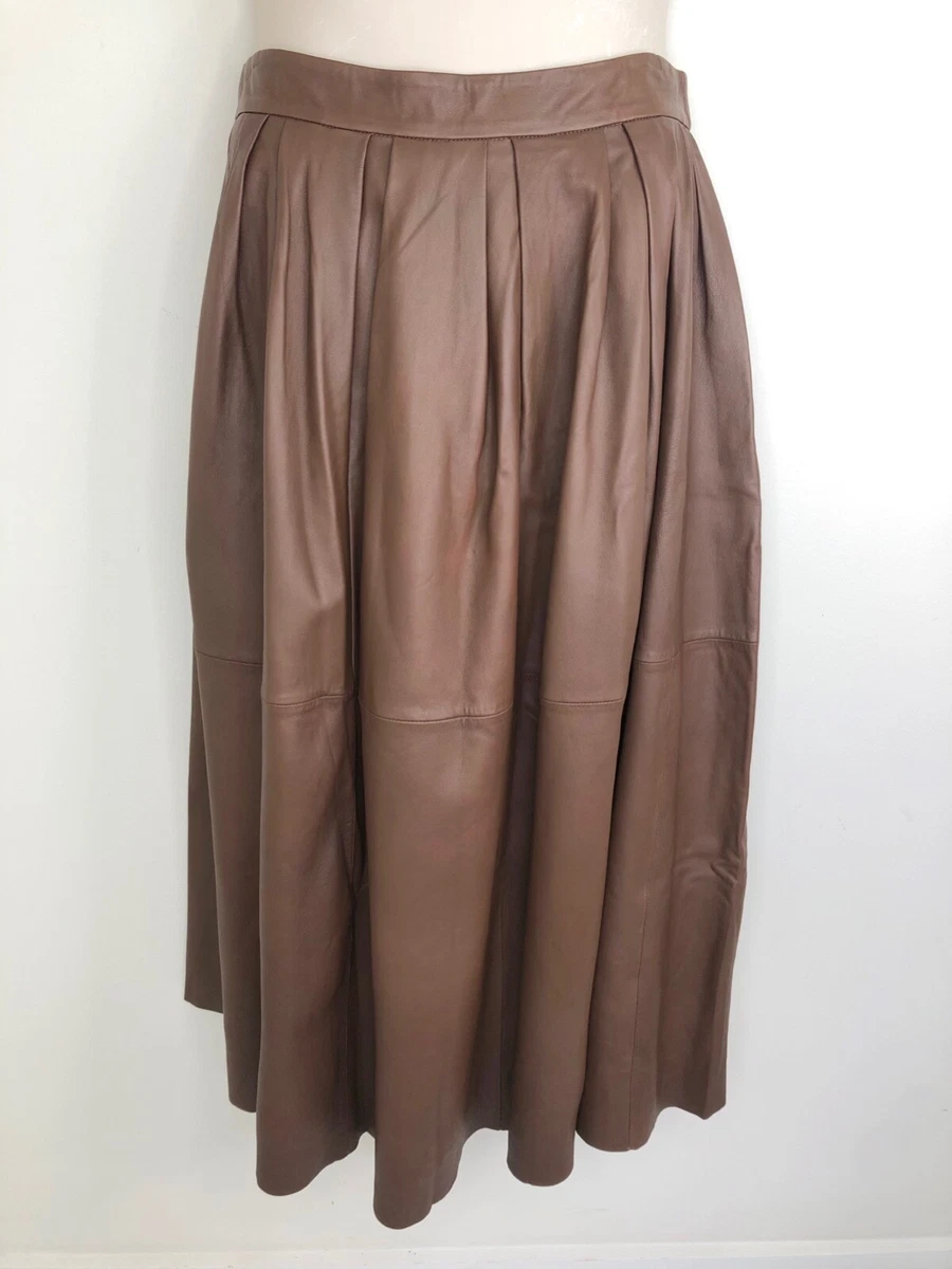 Autograph leather skirt clearance