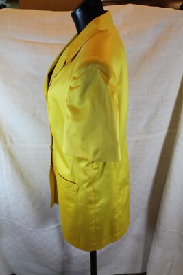 Damen Jacke Baumwolle Farbe Gelb Gr. 42 Escada