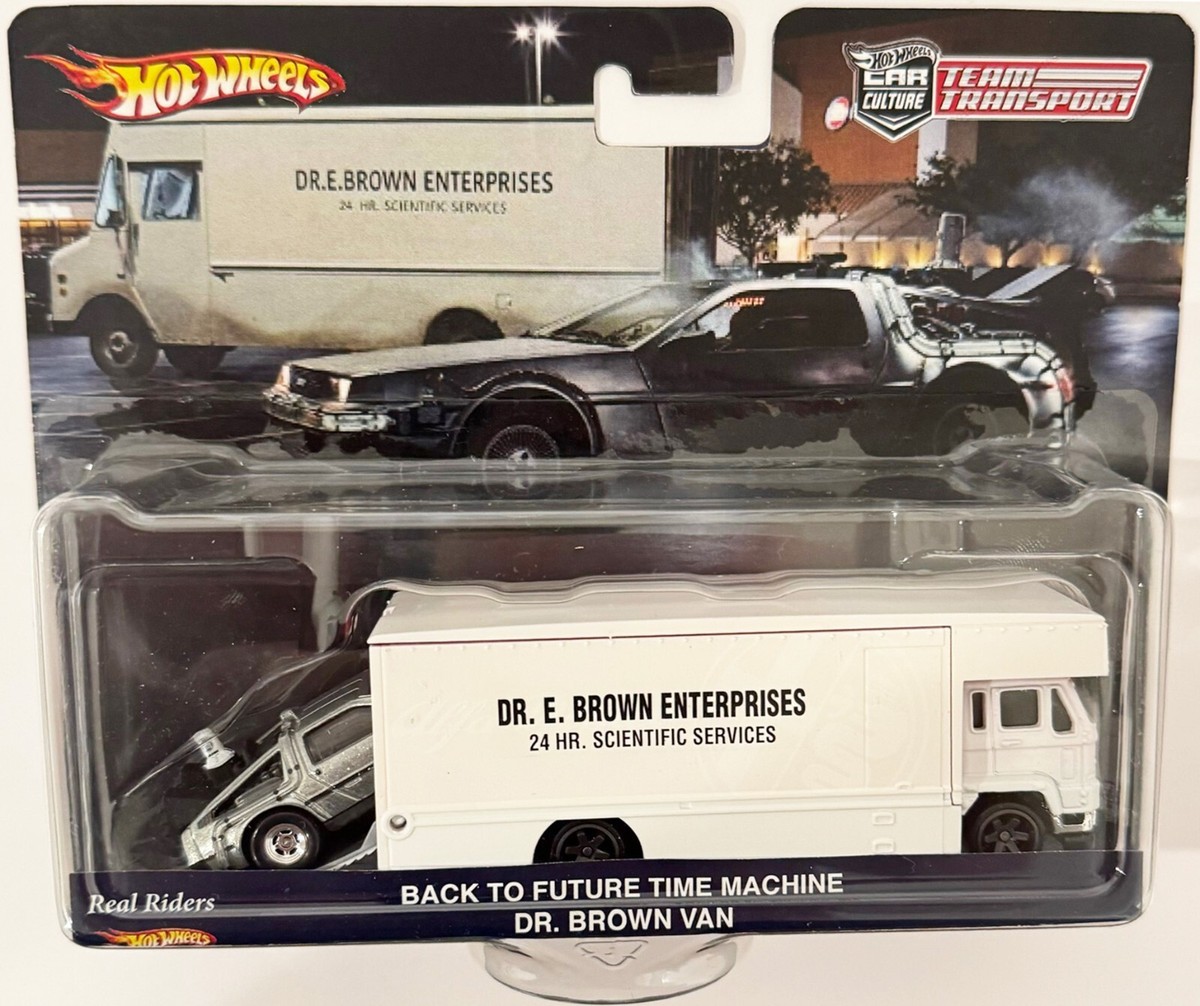 Delorean Custom Hot Wheels Team Transport Back To The Future
