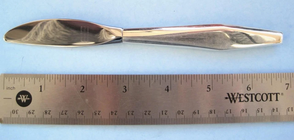 4 esparcidores de mantequilla de diamante Barton con mango de ley hoja de acero inoxidable de 6,8 pulgadas Foto 4 de 4