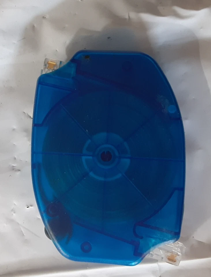 Cable de red LAN Ethernet retráctil IBM de colección retráctil - botín promocional azul Foto 3 de 3