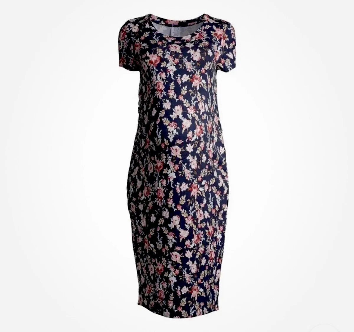 Maternity Short Sleeve Floral Dresses Bodycon for sale | eBay