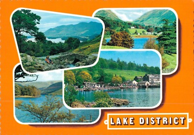 Lake District: Vintage Postkarte.