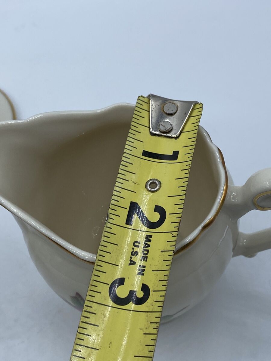 Vintage Syracuse Sugar Bowl & Lid With Creamer Victoria Vintage Syracuse Sugar Bowl & Lid With Creamer Victoria