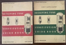 Receiving Tube Substitution Guide Book HA Middleton w/ First Supplement 1950
