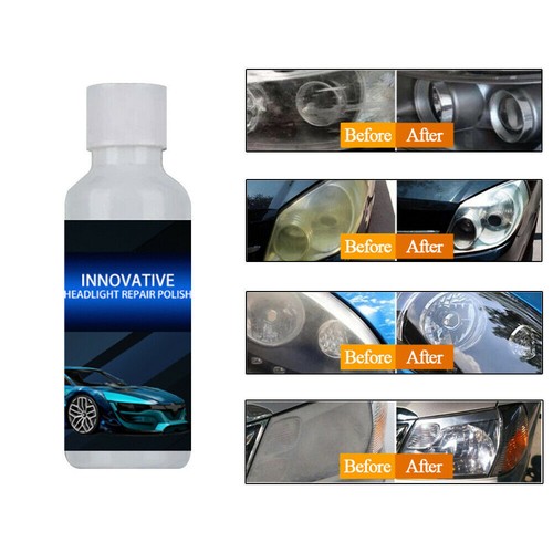3× Innovative Car Headlights Polish Car Scratch Repair Fluid Liquid Lamp Renovat - Picture 2 of 15