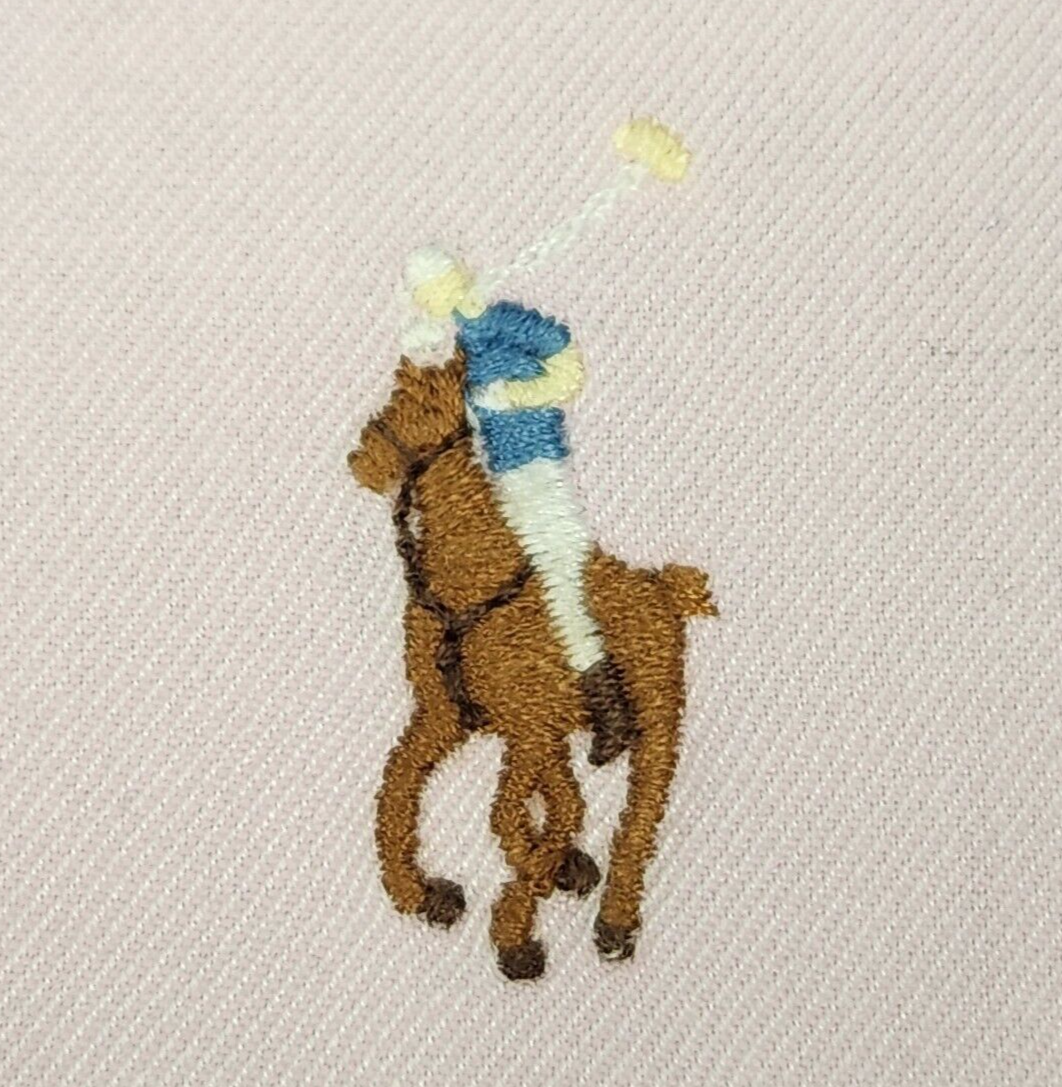 Camicia Ralph Lauren vintage uomo grande rosa nuda pony country club ufficio dapper