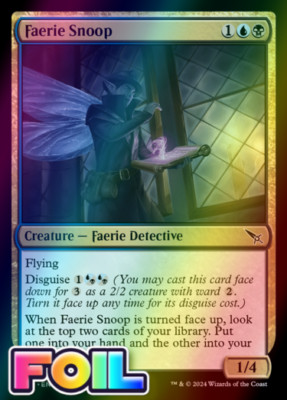 x1 Faerie Snoop MKM MTG 203 FOIL COMMON M/NM 1x