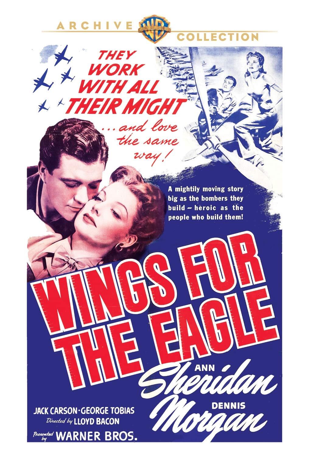 Wings For The Eagle (DVD) George Tobias Jack Carson Russell Arms Ann Sheridan