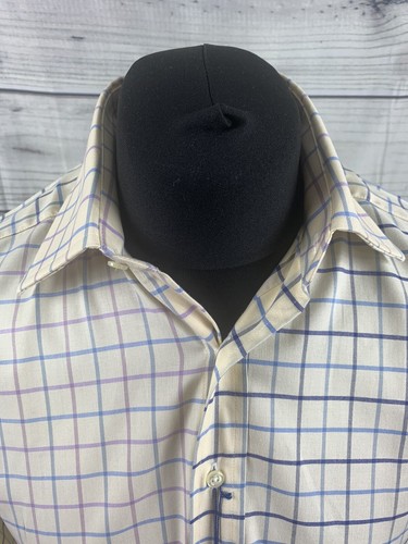 New Grosvenor of London Designer mens shirt Yellow Check Regular 15 - 第 4/10 張圖片