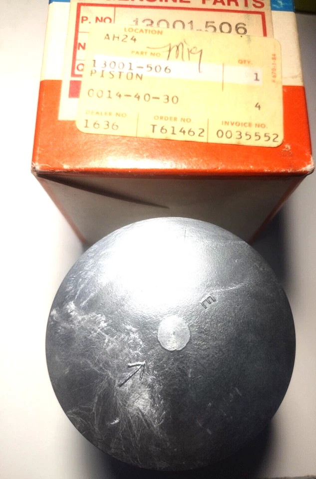 川崎 13001-506 标准活塞 JS400-A3 (1976) 喷气滑雪 NOS — 第 3/3 张图片