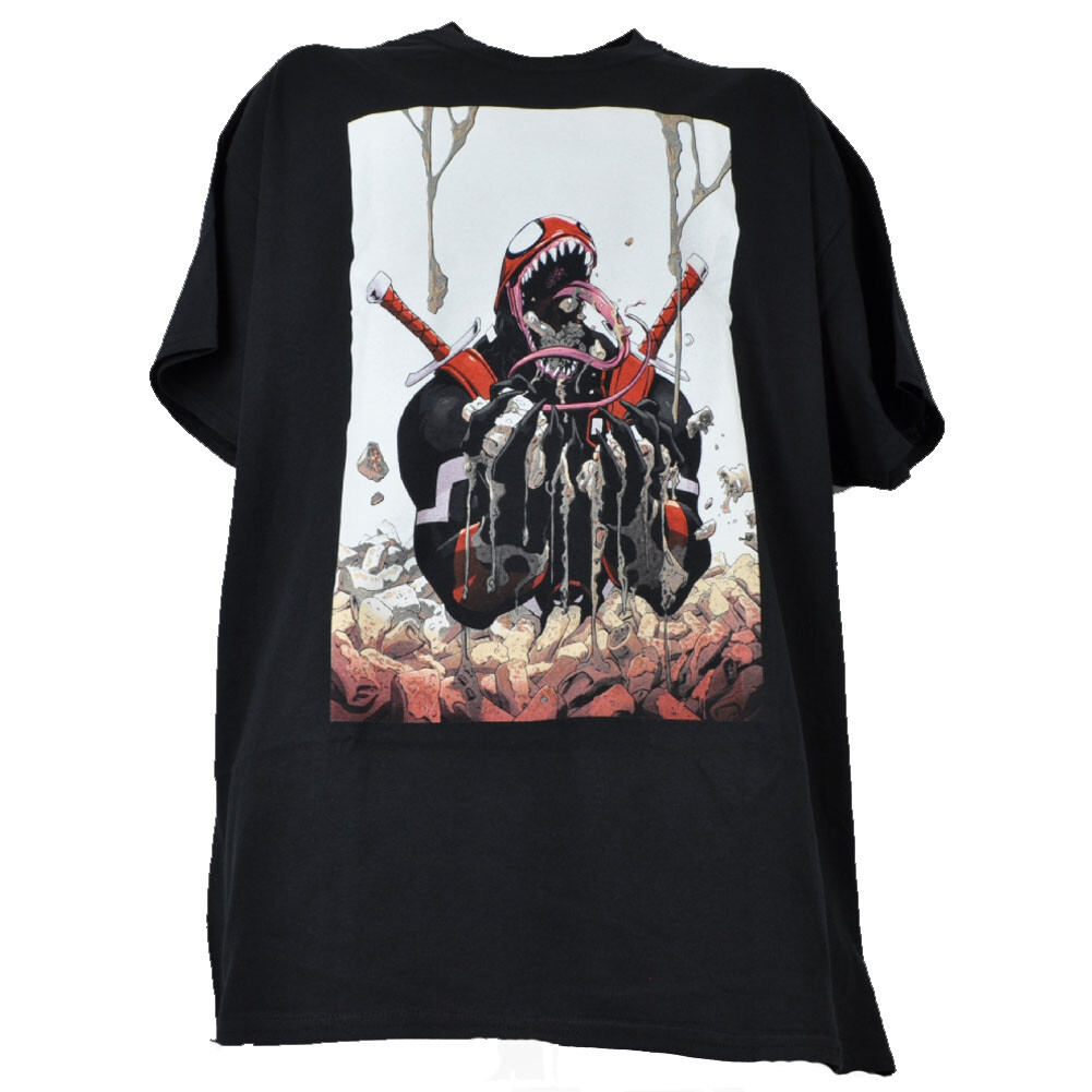 Marvel Spider Man Venom Villain Mens XLarge Tshirt Black Tee Comic Character