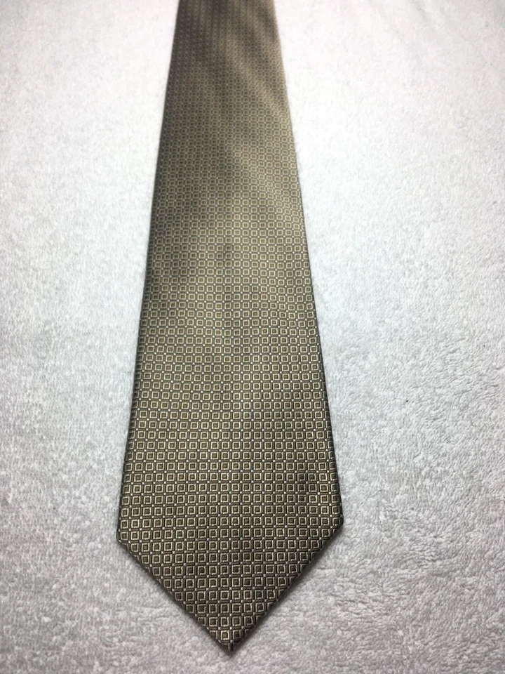 PAUL DIONE CORBATA HOMBRE BEIGE Y TOSTADO 4 X 59 NUEVA CON ETIQUETAS Foto 2 de 4