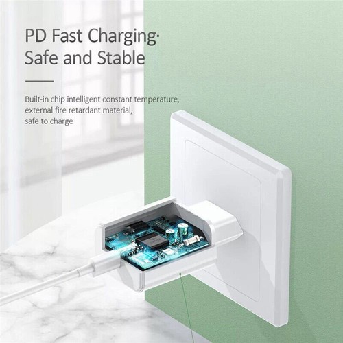 PD 20W USB-C Charger Adapter 13 12 11 Pro XS Max 8 For iPhone iPad Fast Charging - Picture 10 of 15