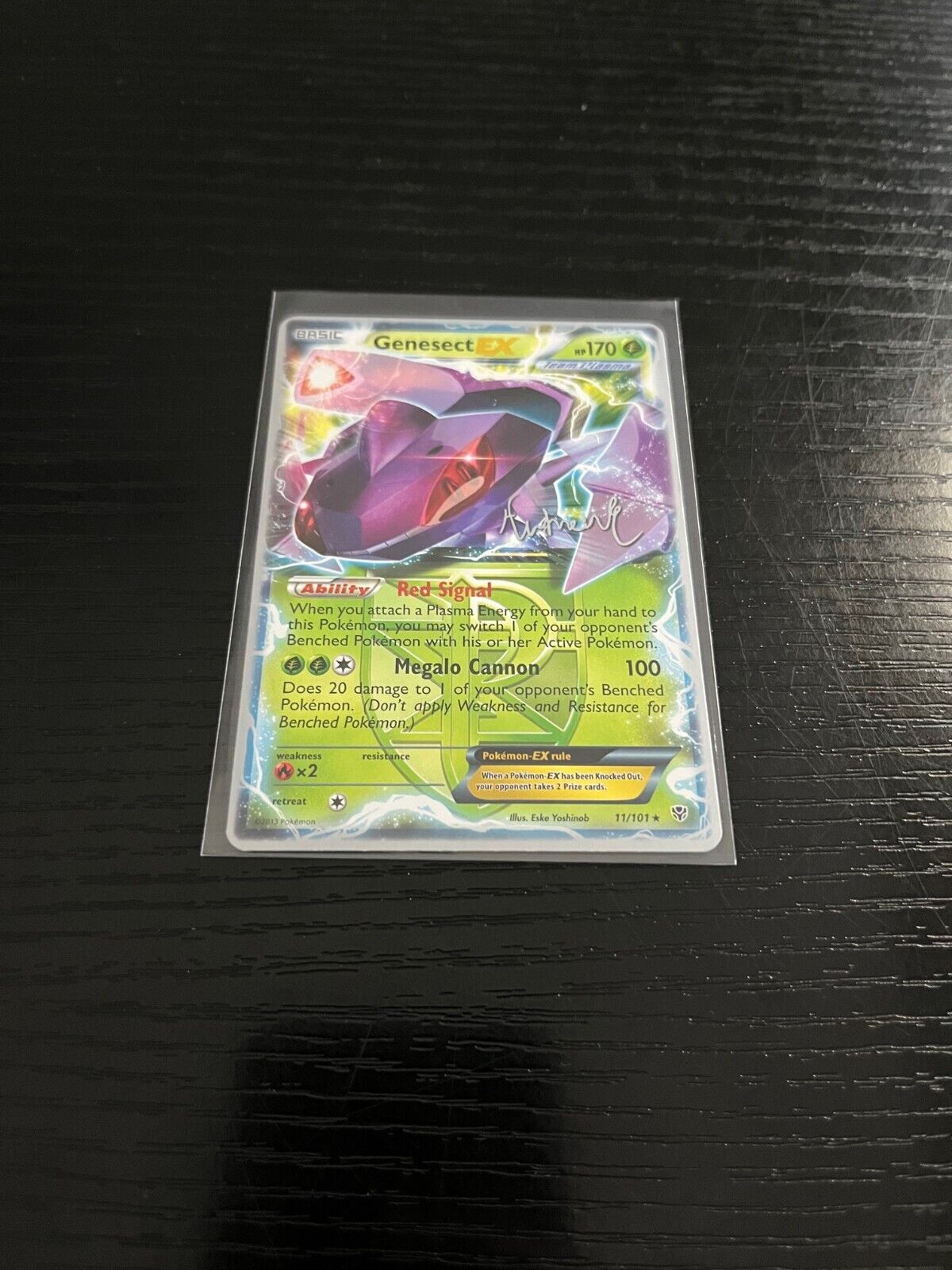 PSA 10 2013 Plasma Blast Genesect EX 11/101 HOLO Pokemon Card