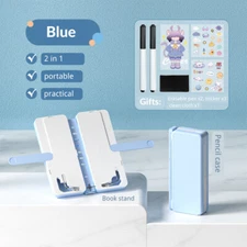 NBX Pencil Box and Foldable Reading Bookshelf 2in1 Multi-function Pen  Y4Z1