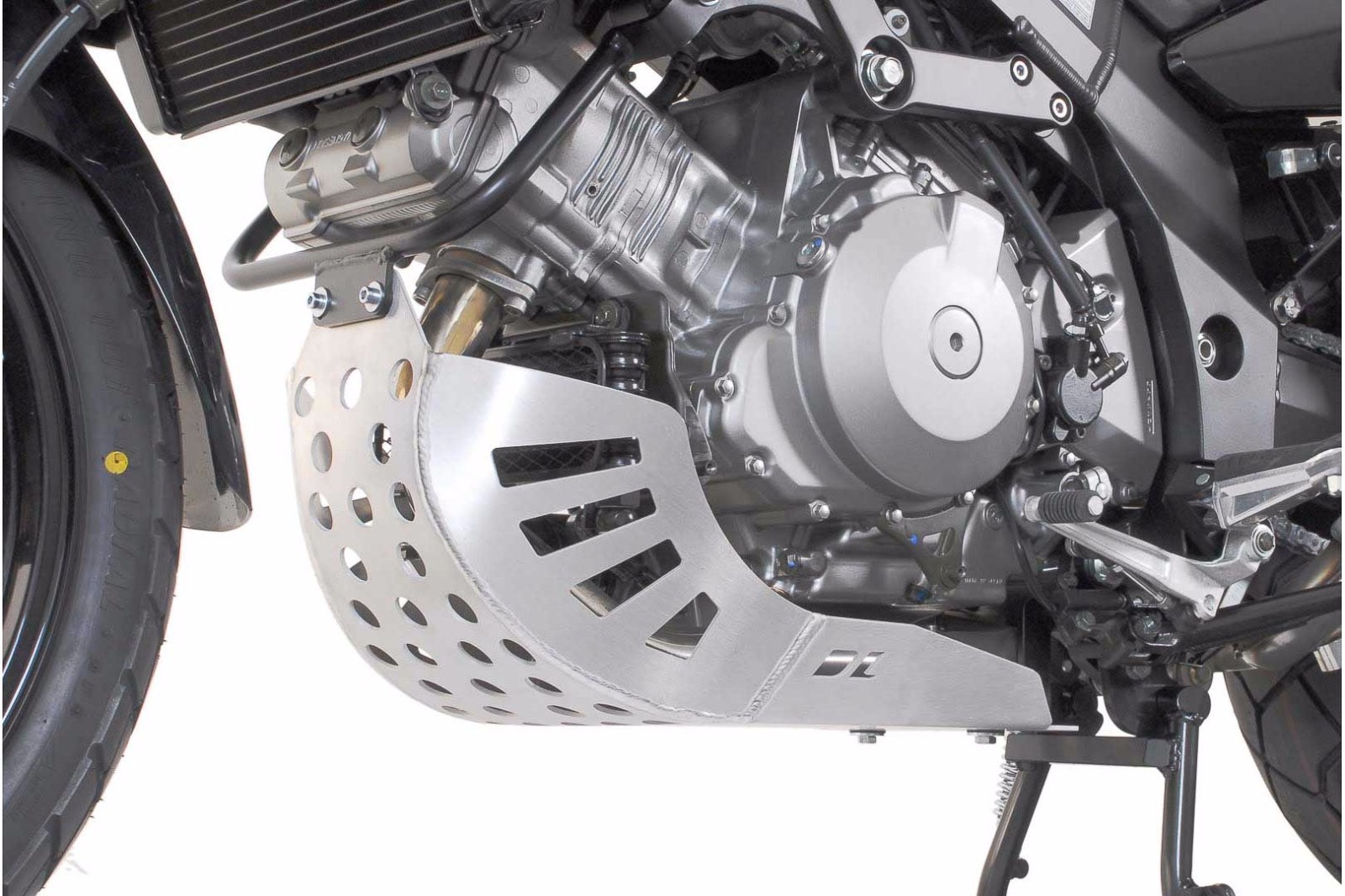 Sabot moteur Suzuki DL 1000 V-Strom Sw-Motech pour protéger le bloc des projections