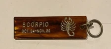 Vintage Scorpio Keychain Oct.24-nov.22