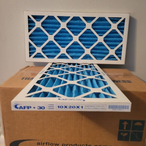 6 PACK  10x20x1 Pleated Air Filters MERV 10! for A/C HEAT PUMP FREE SHIPPING! - Picture 1 of 1