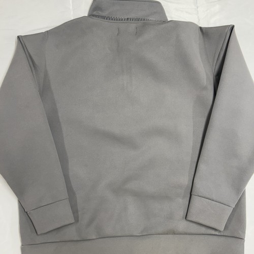 Men’s XXL Air Jordan Cool Gray 1/4 Zip Gold Accents Embroidery Collared Pullover - Picture 20 of 20
