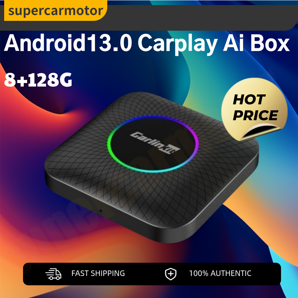 CarPlay AIボックス Carplay Ai Box 8+128G Android13.0 Multimedia Players Wireless