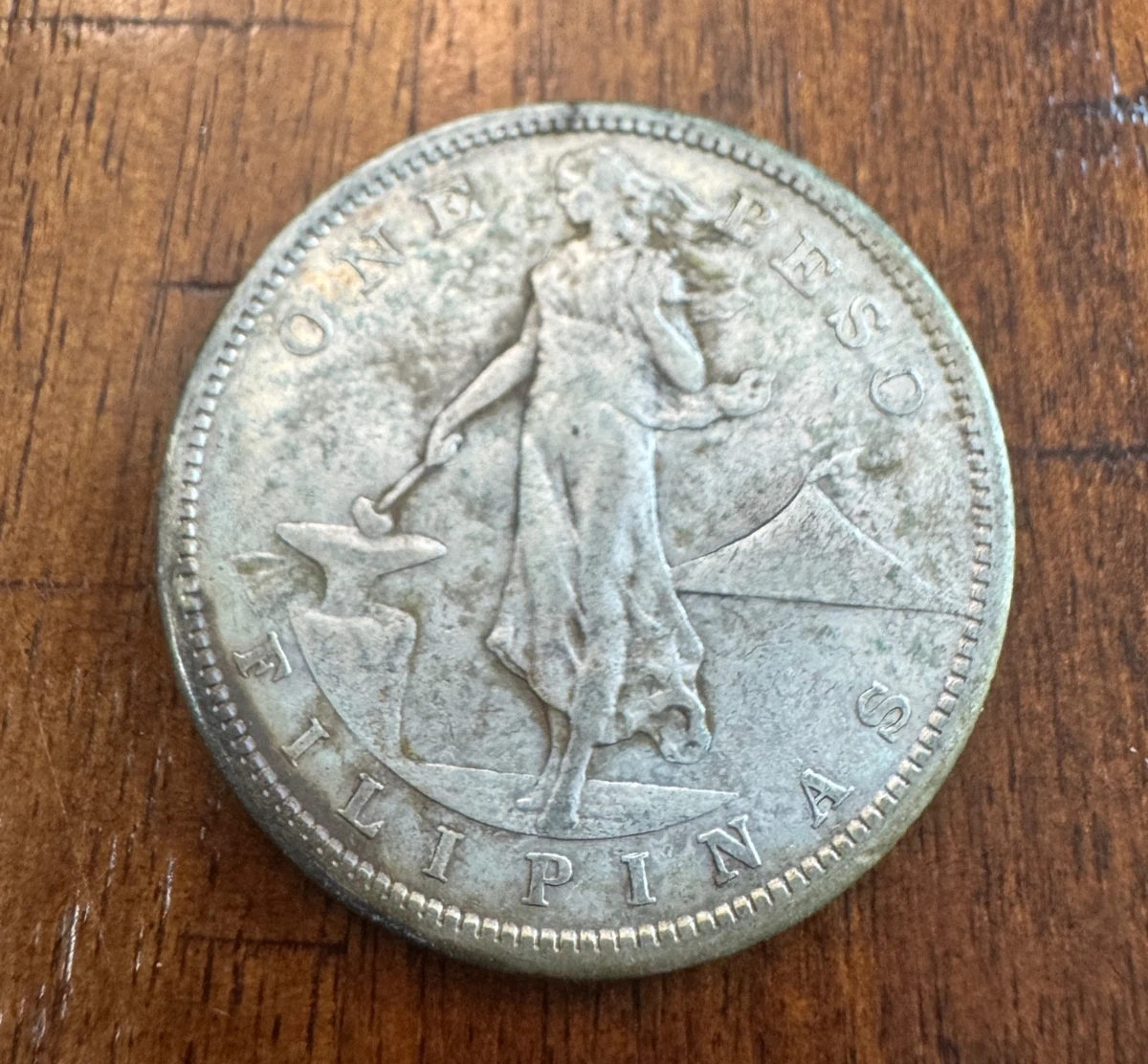 外国銀貨　フィリピン1P銀貨　1908年 外国銀貨 フィリピン1P銀貨 1908年 外国銀貨 フィリピン1P銀貨 1908年