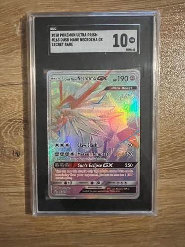 Dusk Mane Necrozma-GX graded SGC 10 for sale on eBay