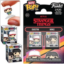 Funko Stranger Things Bitty POP! Dustin & Mike Vinyl Mini Figure 2-Pack