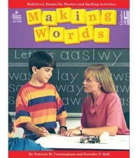 Carson Dellosa Making Words Spelling Workbook, Phonics Book for Grades 1-3, ...