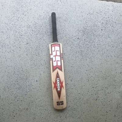 SS Sunridges Cannon Cricket Bat Beige Black Red | eBay