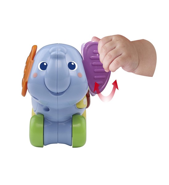 Vtech Schiebe-Elefant Spielzeug Mit Musik FüR 6-36 Monate, Interaktiv, Bunt-image