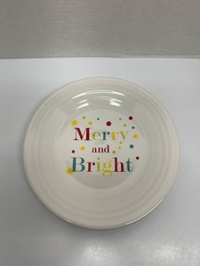 Fiestaware Merry And Bright  9’ Luncheon Plate New