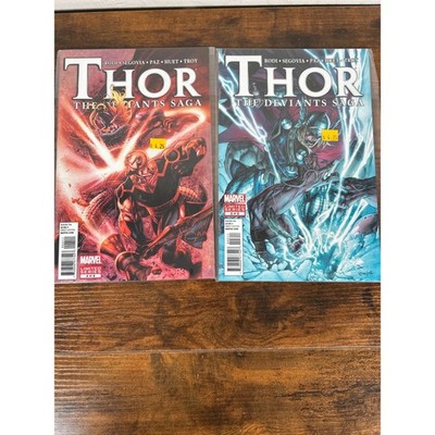 Marvel Thor The Deviants Saga Comic Book Lot Issues 3 & 4 Limited Series 2012