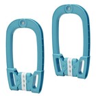 Futon Anti-slip Clips Set of 2pcs LEC Wide Multicolor 34.5cm polypropylene NEW
