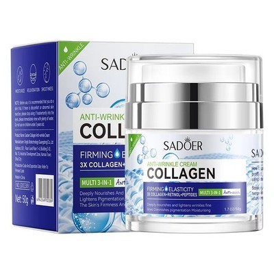 Collagen Face Cream Anti-aging Moisturizing Whitening Day Facial Cream