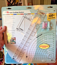 CutterBee 1-2-3D Paper Crafting System 8 Piece EK Success Scrapbook, 100+ Ideas