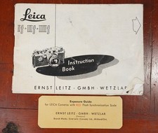 LEITZ LEICA IF/IIF/IIIF RED DIAL INSTRUCTION BOOK/226778