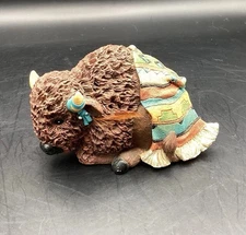 Vintage Friends of the Feather-Bison Blessing-Bison Figurine-Southwestern Decor