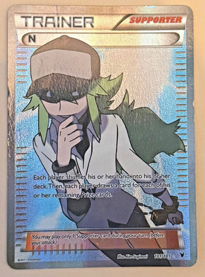 Pokemon TCG N 101/101 Noble Victories Full Art Holo Ultra Rare Trainer English