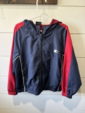 Vintage Toddler Boys Navy and red Starter windbreaker size XS 4/5