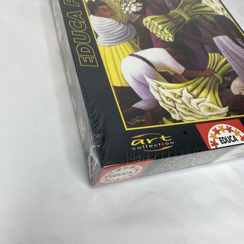 Новый и запечатанный Diego Rivera Educa головоломка 500 шт. цветок Vendo искусства - Изображение 4 из 4