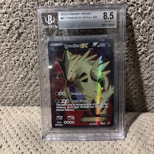 Tyranitar EX (91 Full Art) 91/98 XY - Ancient Origins Holo BGS 8.5